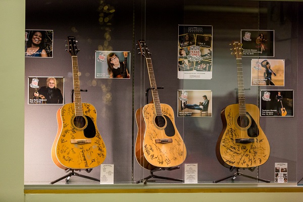 Texas Tunes Guitars on Display